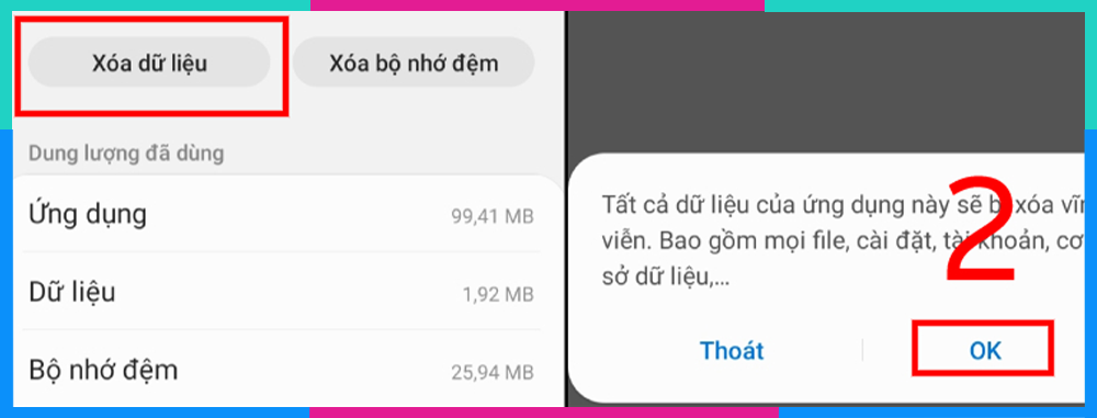 Bật hẹn hò trên Facebook Xóa cache B3