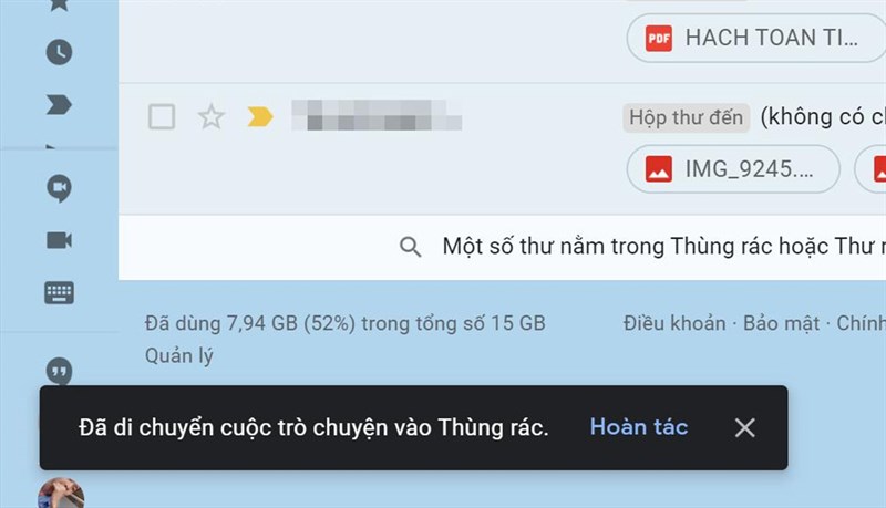 Cách xóa tệp đính kèm trong Gmail khi Google Drive bị đầy bước 2