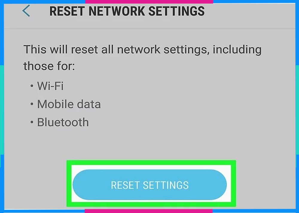 Cách khắc phục mạng 4G yếu trên Android Reset mạng 4