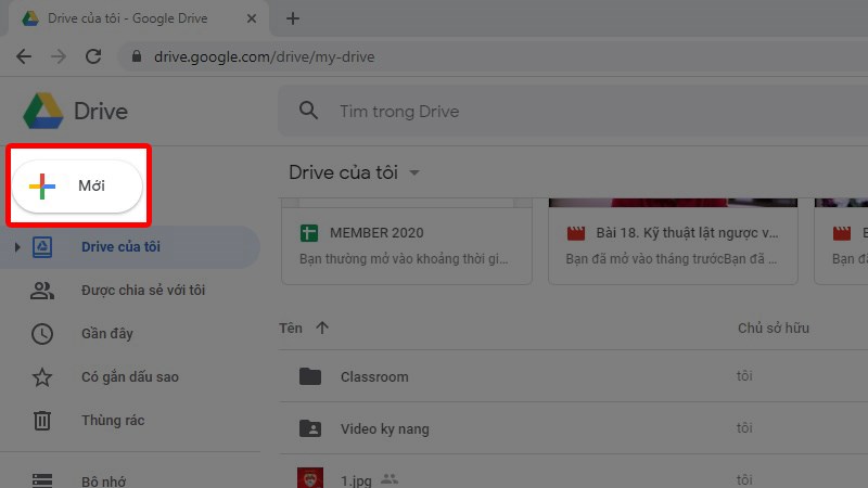 Chuyển ảnh sang Word bằng Google Drive bước 2