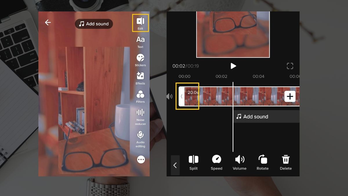 Cách cắt video trên iPhone bằng TikTok Cách cắt video trên iPhone bằng TikTok