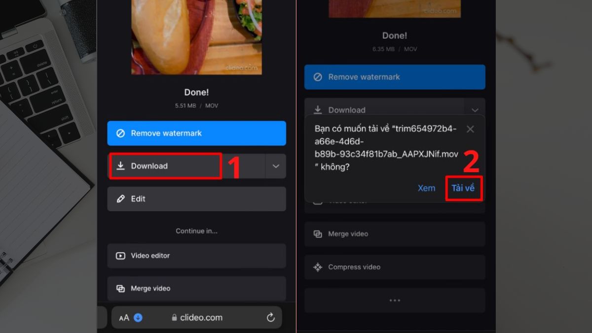 Cách cắt video trên iPhone bằng website Clideo Cách cắt video trên iPhone bằng website Clideo
