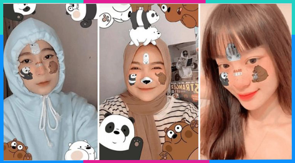 Filter Instagram đẹp cho nữ We bare bears