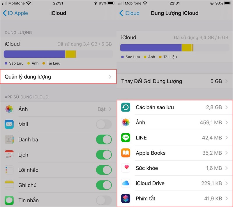 Giải phóng dung lượng iPhone bằng cách gỡ cài đặt các ứng dụng 