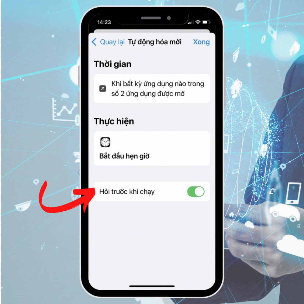 Khóa ứng dụng trên iPhone với tính năng Face ID bước 5