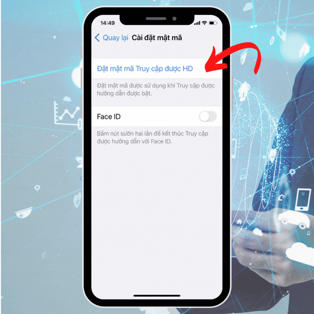 Khóa ứng dụng trên iPhone với tính năng Giới hạn vùng bước 3