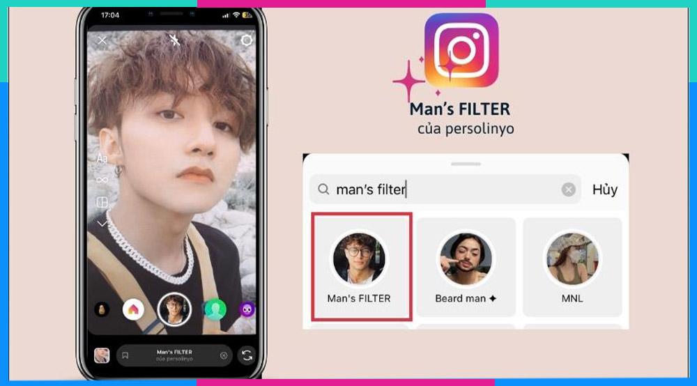 Filter Instagram đẹp cho nam Man's FILTER