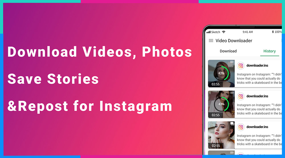 Tải ảnh trên Instagram về điện thoại bằng Video Downloader for Instagram