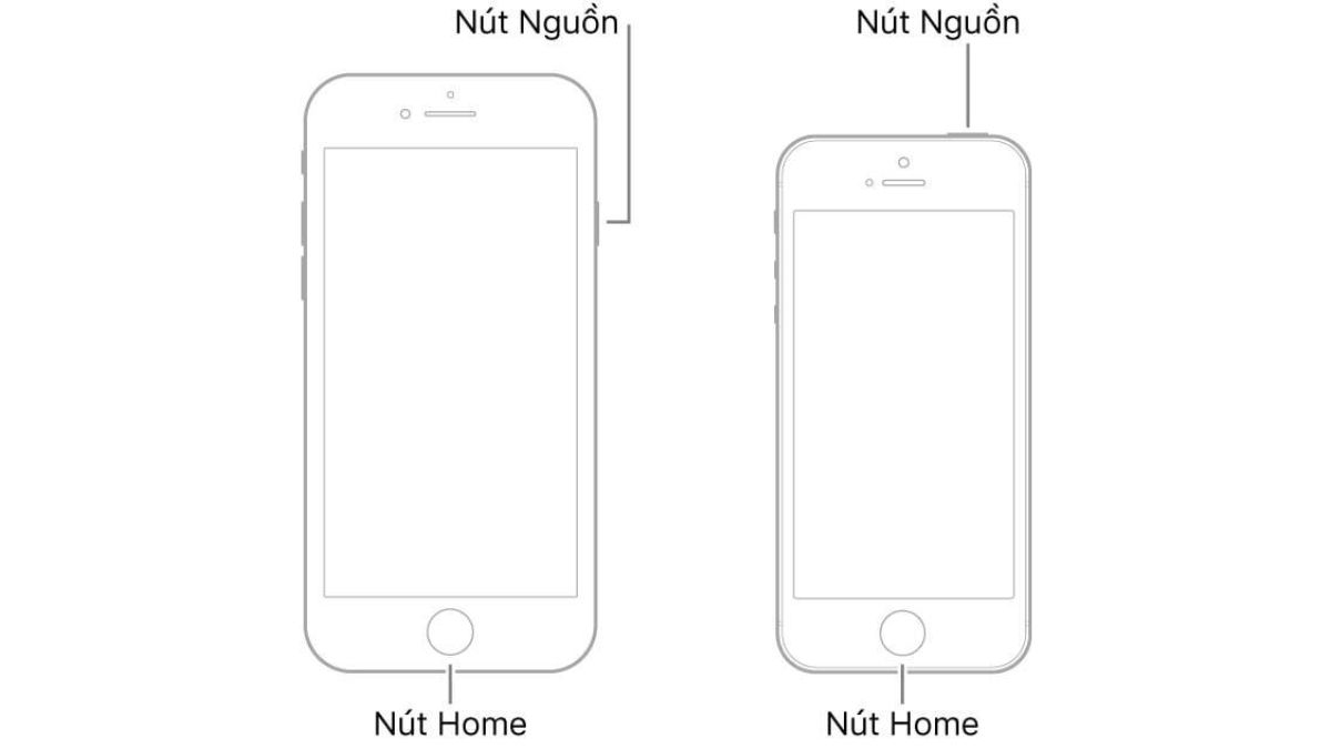Cách khởi động lại iPhone bằng phím cứng