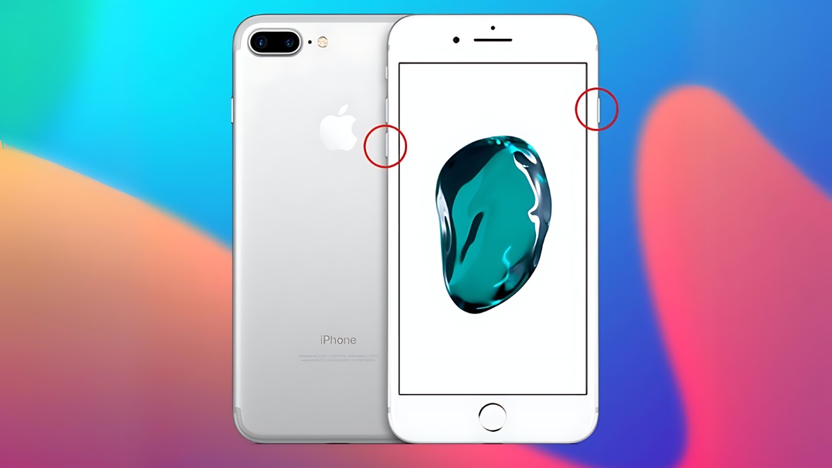 Nhấn giữ đồng thời cả 2 nút giảm âm lượng và nút nguồn trong vài giây => màn hình sáng lên và xuất hiện biểu tượng Apple là hoàn tất.