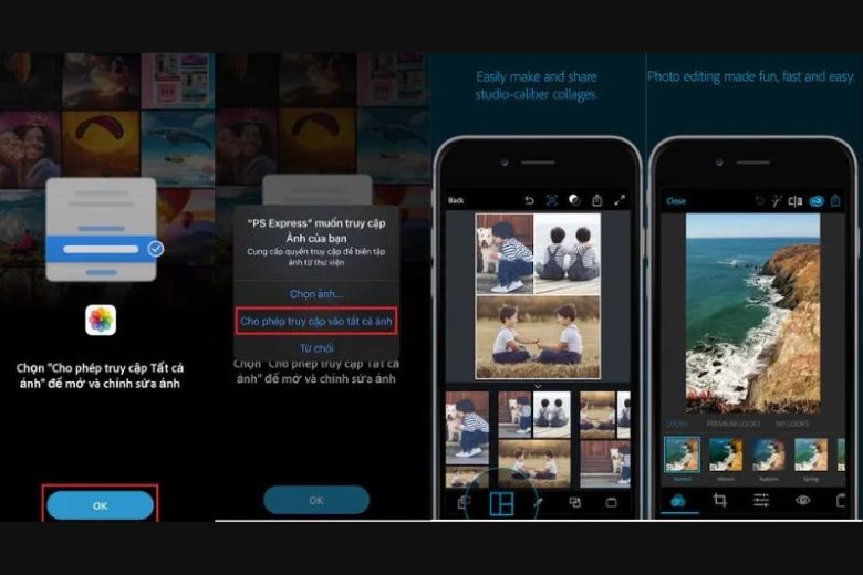 Cách ghép ảnh trên iPhone bằng ứng dụng Adobe Photoshop Express