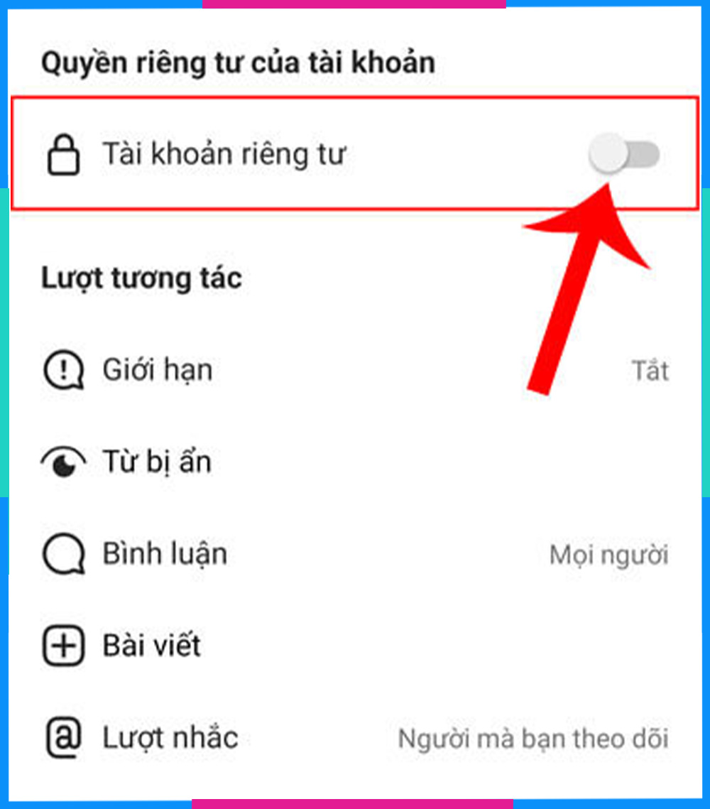 Ẩn người theo dõi trên Instagram bằng điện thoại Android B3