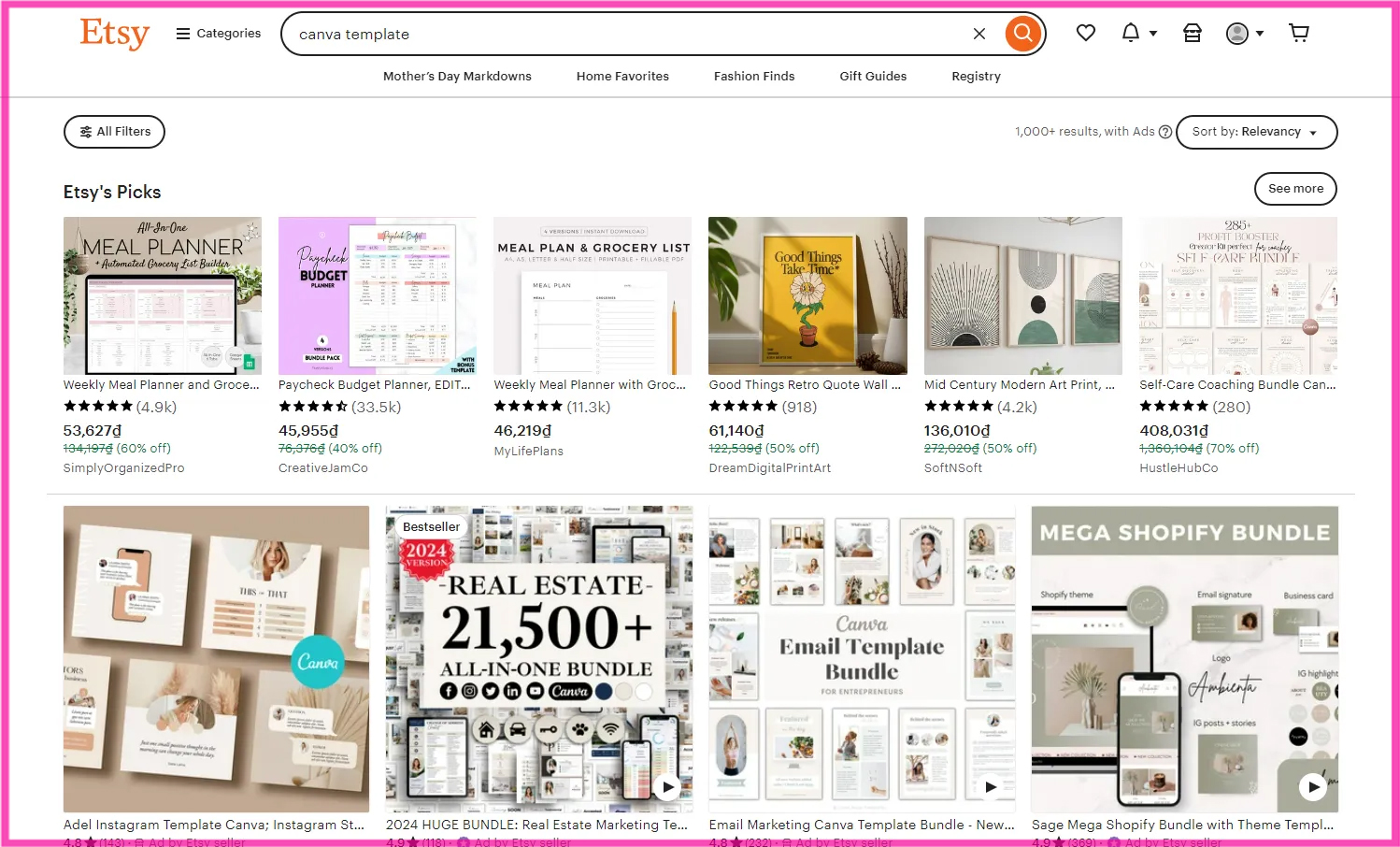 Bán mẫu thiết kế trên Canva của bạn