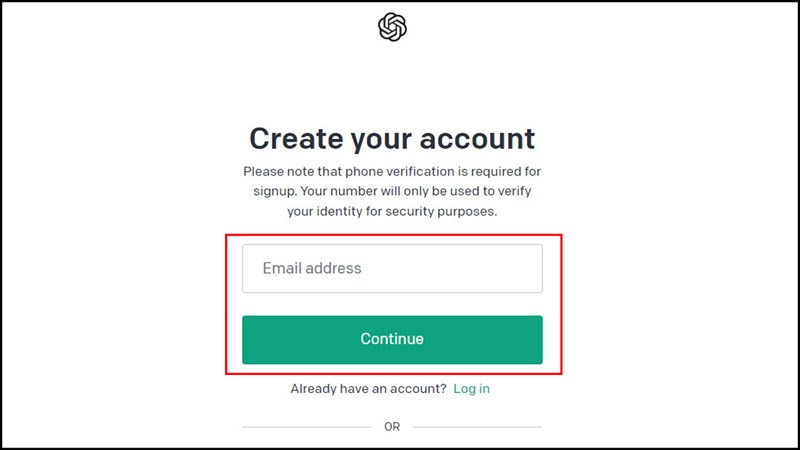 tạo tài khoản Chat GPT bằng máy tính 2.1