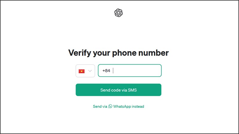 tạo tài khoản Chat GPT bằng máy tính 4.1