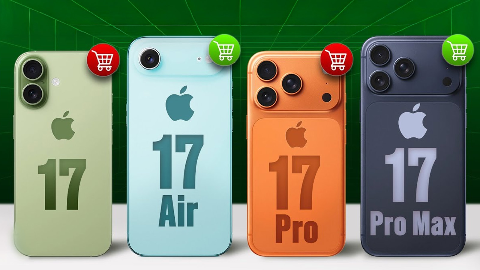 Các phiên bản của iPhone 17 Series