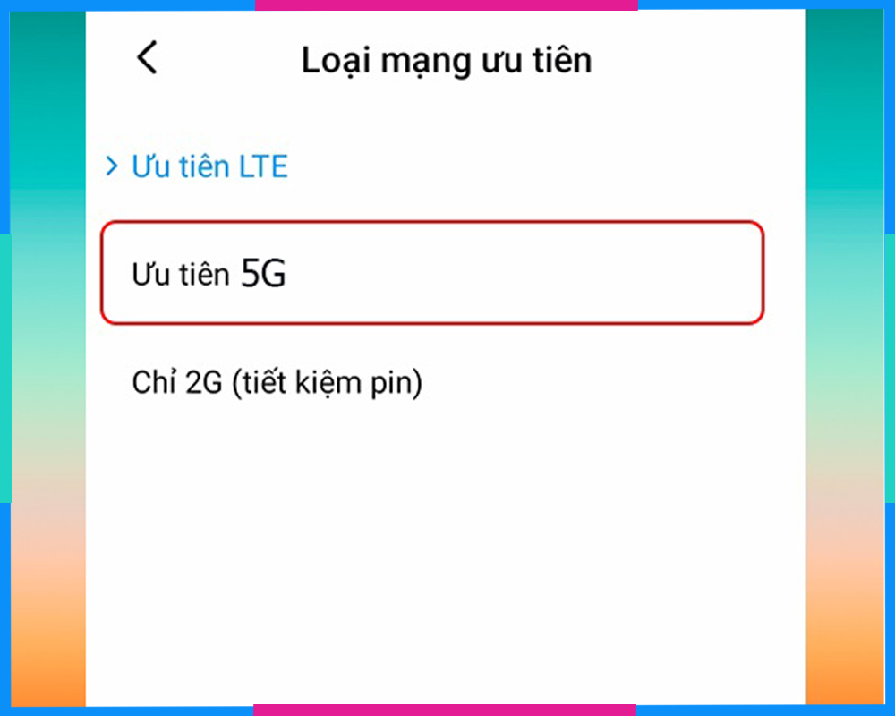 Cách bật 5G trên Xiaomi B3