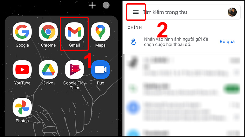 cách bật tắt thông báo gmail trên điện thoại Androi 2