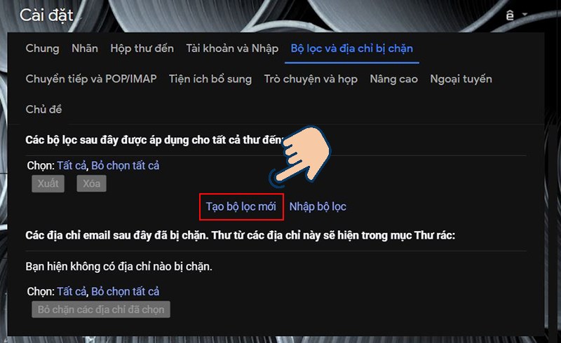 Cách chặn email quảng cáo, thư rác phiền toái trên Gmail Thực hiện trên máy tính Bước 4