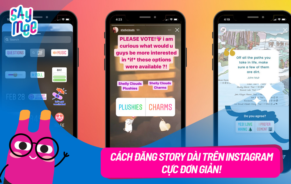 Cách đăng Story dài trên Instagram