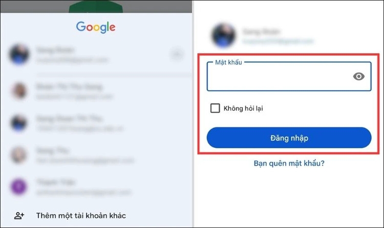 Cách định vị qua Gmail trên iPhone Bước 1