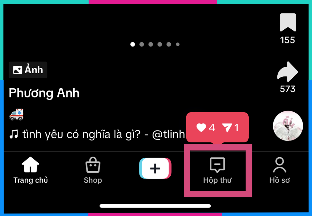 Cách đọc tin nhắn trên TikTok B1