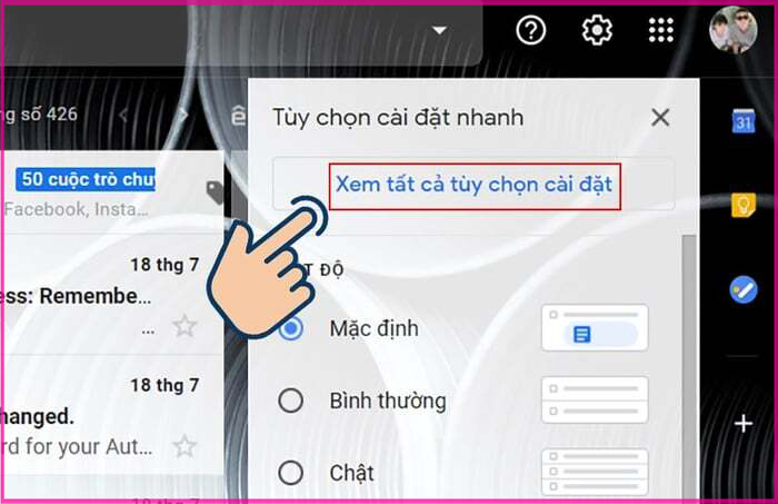 Cách đổi avatar Google, ảnh đại diện Gmail trên máy tính bước 2
