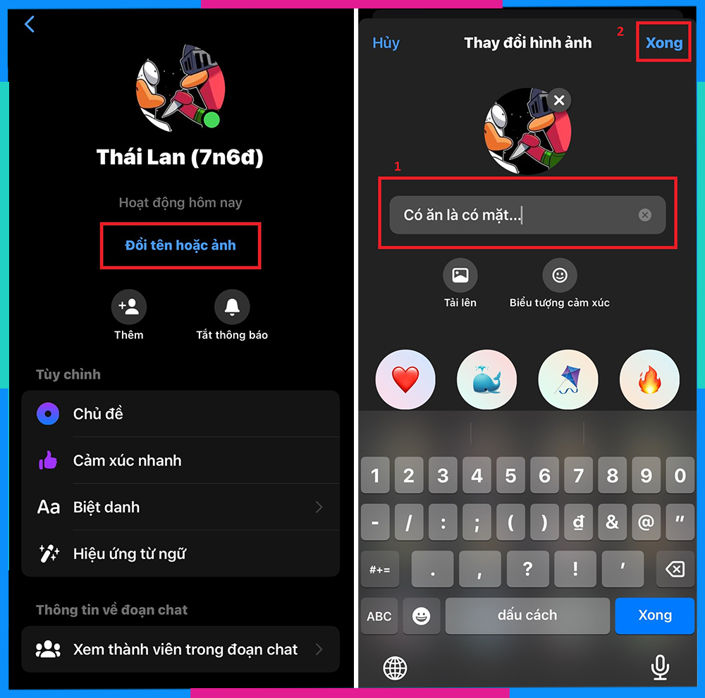 Cách đặt tên nhóm trên Messenger "chất lừ" thu hút mọi thành viên