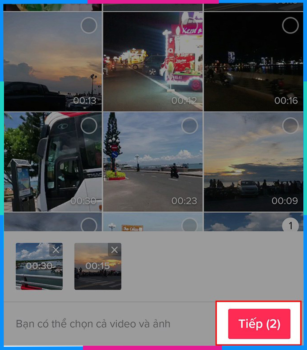 Cách làm clip Tik Tok từ Video có sẵn B2.2