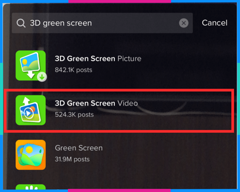 Cách ghép Video trên Tik Tok bằng hiệu ứng màn hình xanh B4.2