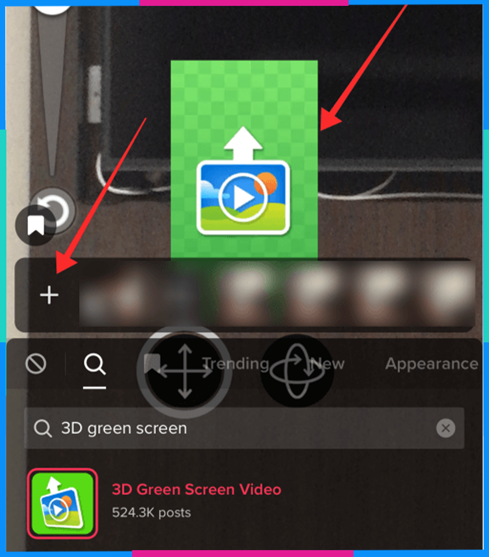 Cách ghép Video trên Tik Tok bằng hiệu ứng màn hình xanh B5