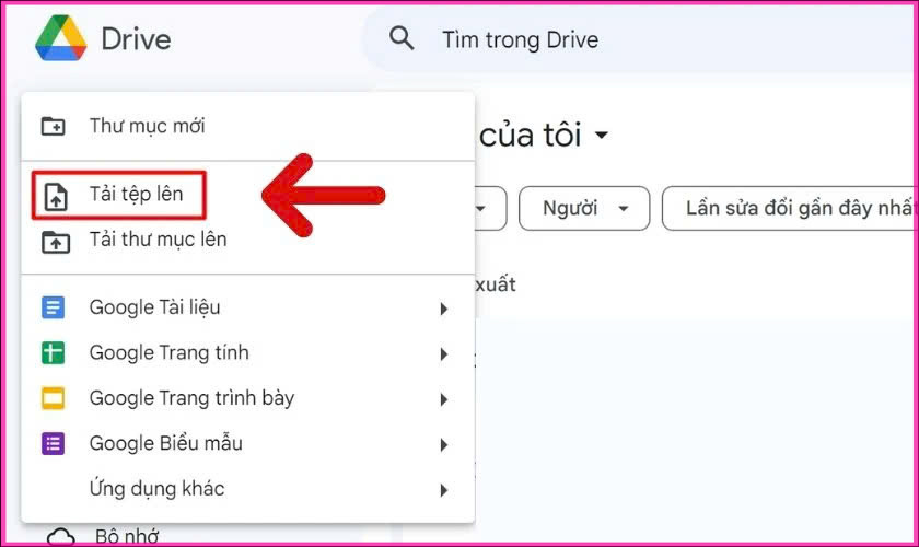 Cách gửi file có dung lượng lớn qua Gmail bước 2