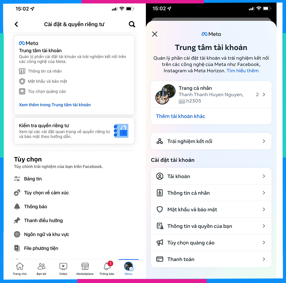 Cách khóa trang cá nhân Facebook trên iPhone B2