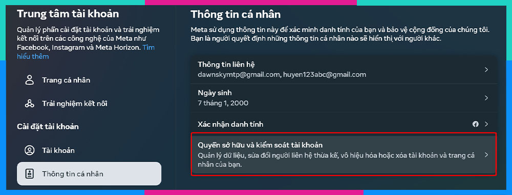 Cách khóa trang cá nhân Facebook trên máy tính B6