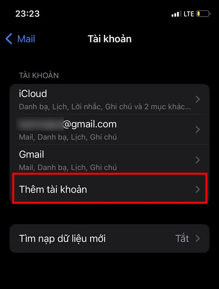 Cách khôi phục danh bạ từ Gmail vào iPhone bước 2