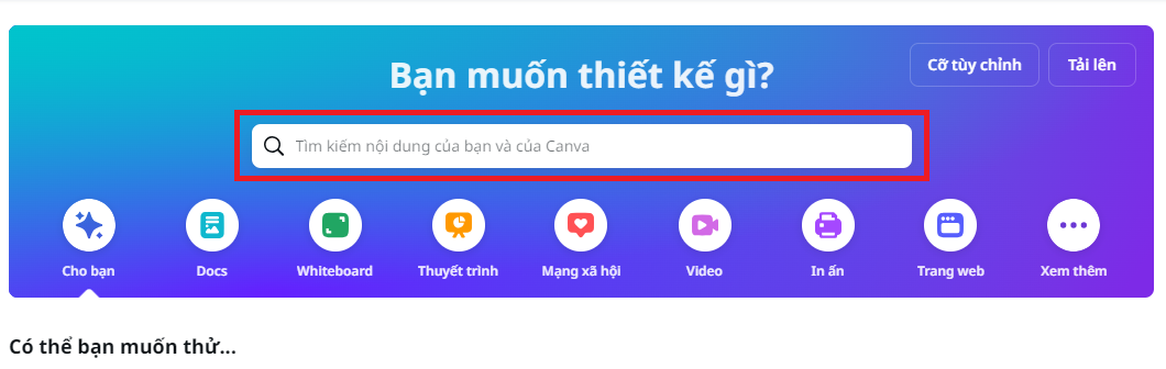 cách làm trò chơi trên Canva bước 1