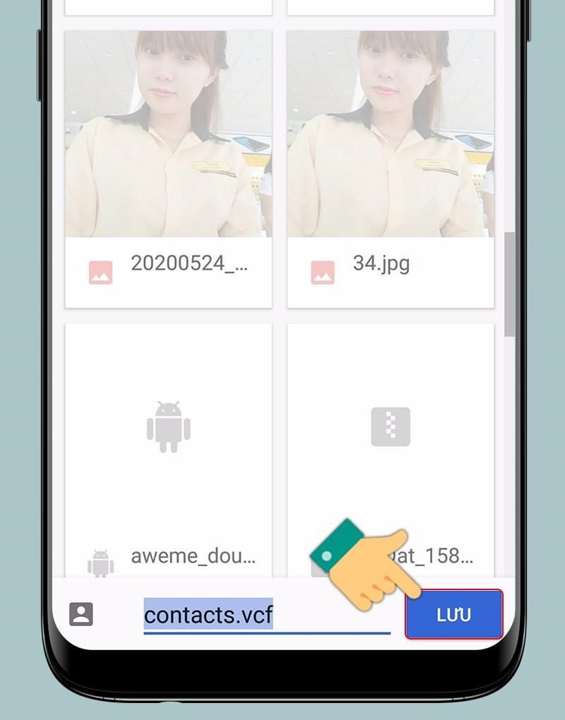 Cách lấy danh bạ từ Gmail về điện thoại Android bước 7