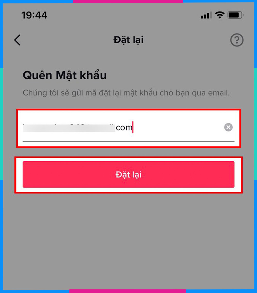 Cách lấy lại nick Tiktok bằng Email B6