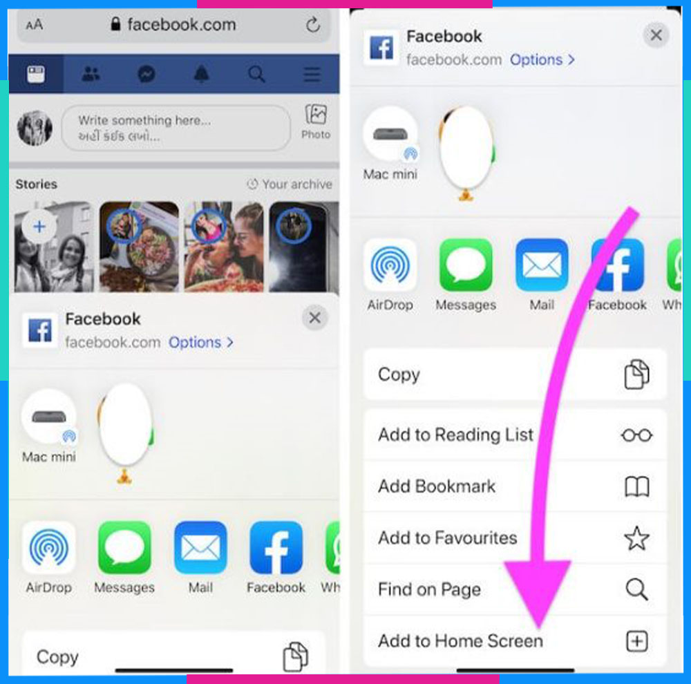 Cách tải Facebook Lite cho iPhone Safari B2