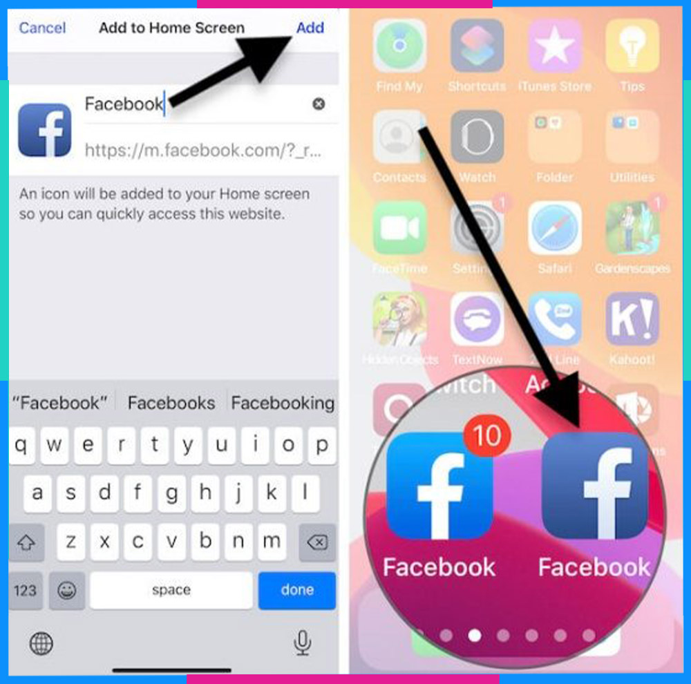 Cách tải Facebook cho iPhone không cần App Store b2
