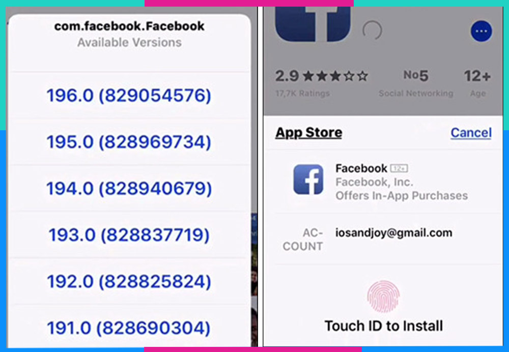 Cách tải Facebook phiên bản cũ cho iPhone bằng Appstore ++ B6