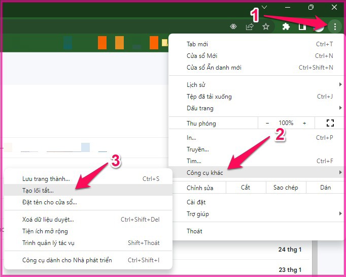 Cách tải Gmail về máy tính qua trình duyệt Chrome 2