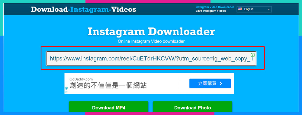 Cách tải Video trên Instagram bằng các dịch vụ trực tuyến b2