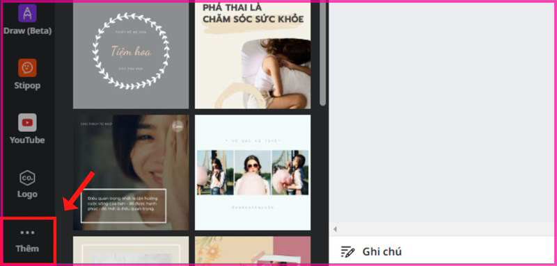 Cách tạo gif trên Canva bước 2