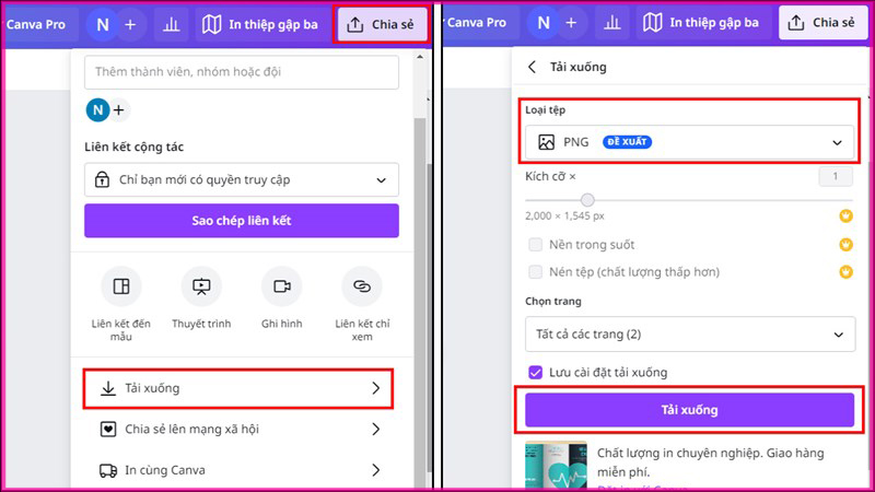 Cách tạo mã QR trên Canva bước 6