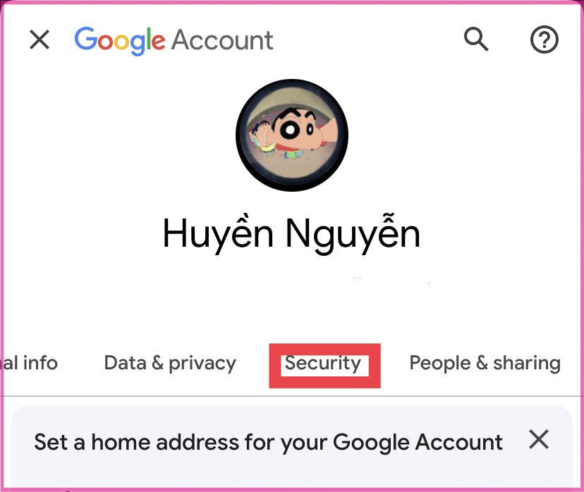 Cách tạo mật khẩu ứng dụng Gmail trên điện thoại bước 2