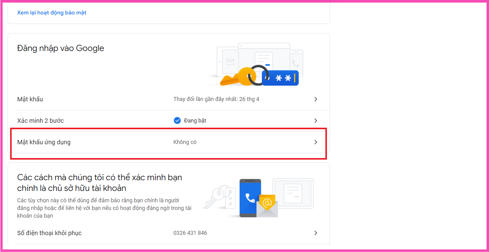 Cách tạo mật khẩu ứng dụng Gmail trên máy tính bước 4