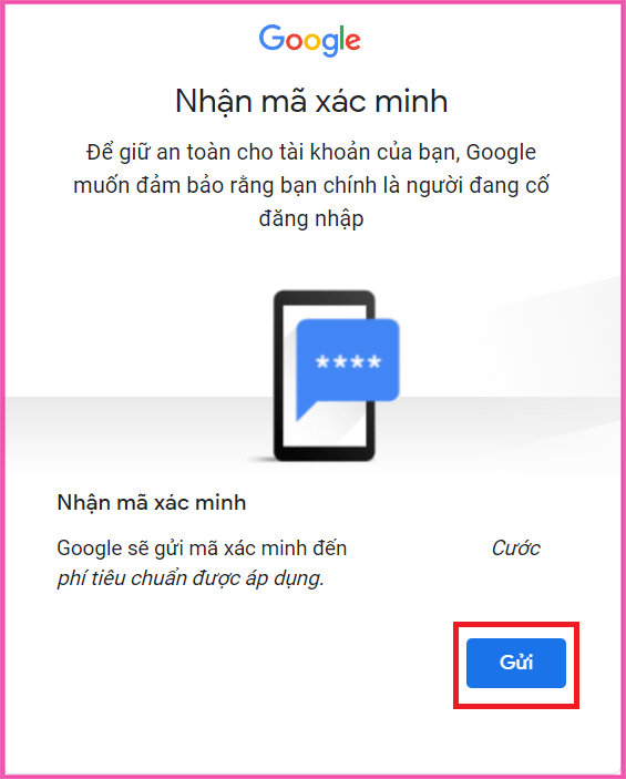 cách tìm Gmail bằng số điện thoại bước 4