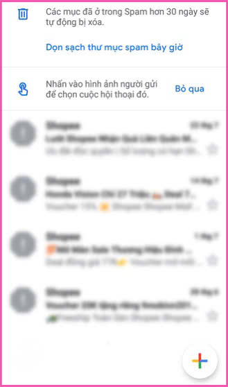 Cách tìm thư mục Spam trong Gmail trên điện thoại bước 3