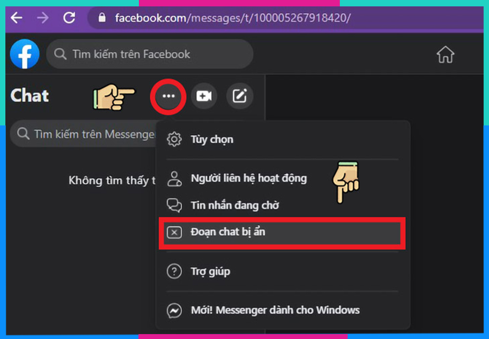 Cách xem tin nhắn lưu trữ trên Messenger và bỏ lưu trữ tin nhắn siêu đơn giản